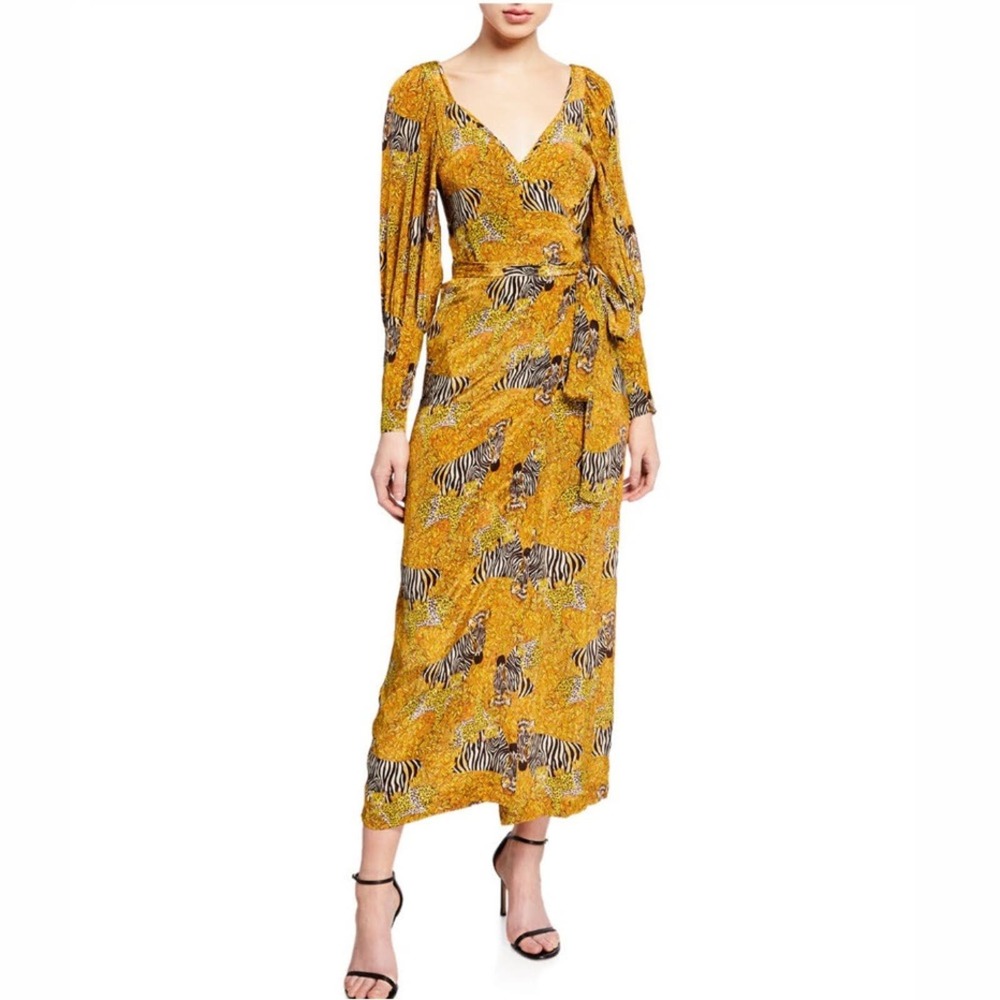 Rhode Aspen Serengeti Wrap Maxi Dress
